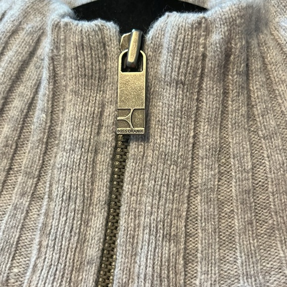 Boss Orange men’s 1/4 zip wool sweater-sz L-classy & timeless-perfect for fall🍁 - Picture 4 of 6
